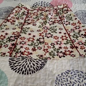 Beautiful flower skirt.